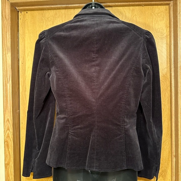 John Rocha fitted black corduroy women’s blazer size 8 - Picture 4 of 11